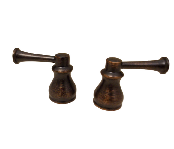 Delta H269RB Two Small Lever Handle Set For Kitchen or Bathroom, Venetian Bronze