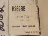 Delta H269RB deux petits manches de levier pour cuisine ou salle de bain, bronze vénitien
