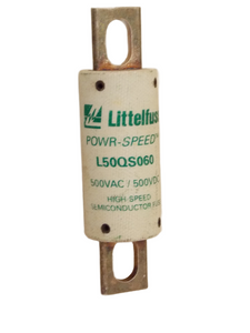 LITTELFUSE L50QS060 - L50QS Série 60A 500VAC / VDC Fusible semi-conducteur à grande vitesse