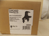 Chicago Faucets 420-T41E2805ABCP 4" Deck-Mounted Manual Sink Faucet , Chrome