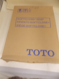 Toto SS214#01 Soiree Elongated Soft Close Toilet Seat  , Cotton White