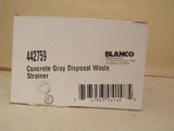 BLANCO 442759 Kitchen Sink Waste Disposal Strainer and Flange - CONCRETE GRAY