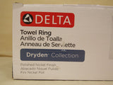 Delta 75146-PN Dryden 6" Wall Mount Towel Ring - Polished Nickel