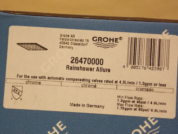 Grohe 26470000 Allure 8-1/2