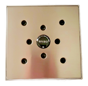 Brizo 87380-BN Single Function 5-3/8"  Raincan Shower Head - Brushed Nickel