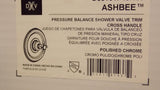 DXV D35101F40.100 Ashbee Pressure Balance Shower Valve Trim Only-Polished Chrome