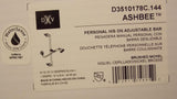 DXV D3510178C.144 Ashbee douche à main personnelle sur nickel brossé à barre réglable