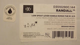 DXV D3510290C.150 Rellena de la bañera Roman Randall con espectáculo de manos, níquel cepillado