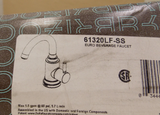 Brizo 61320LF-SS Euro Beverage Faucet , Stainless Steel Finish ** Read **