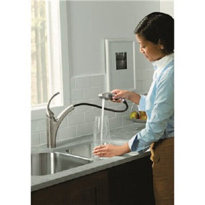 Kohler K-10433-G Forté Pullout Spray Kitchen Faucet - Brushed Chrome