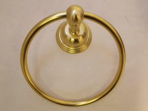 Discount clearance closeout open box and discontinued Altmans Faucets , Shower , Plumbing Fixtures and Parts | Altmans Elegance 910E7AXSG Pvd Satin Gold Bathroom Accessories Towel Ring