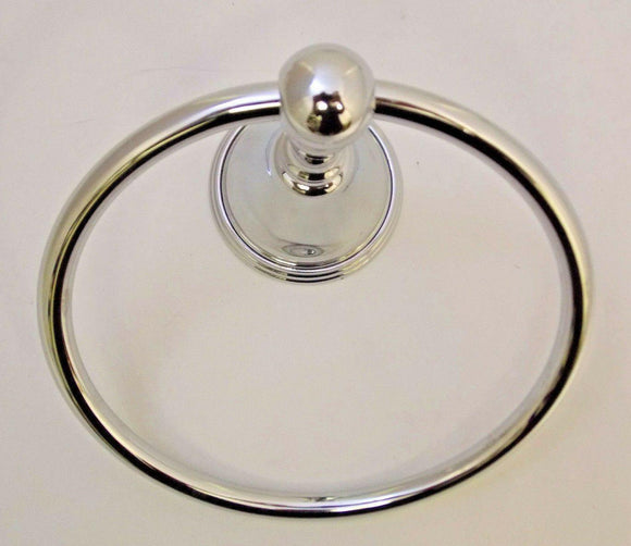Discount clearance closeout open box and discontinued Altmans Faucets , Shower , Plumbing Fixtures and Parts | Altmans Elegance Collection 910E11PC Accessories Towel Ring - Polished Chrome