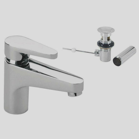 Discount clearance closeout open box and discontinued Altmans Faucets , Shower , Plumbing Fixtures and Parts | Altmans Integra IN123XSN Single Control Faucet W/ Pop-Up Drain - Satin Nickel