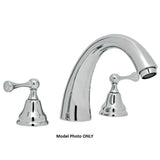 Discount clearance closeout open box and discontinued Altmans Faucets , Shower , Plumbing Fixtures and Parts | Altmans Passione Collection PAT20L1PC Roman Tub Trim w/ Handles Polished Chrome