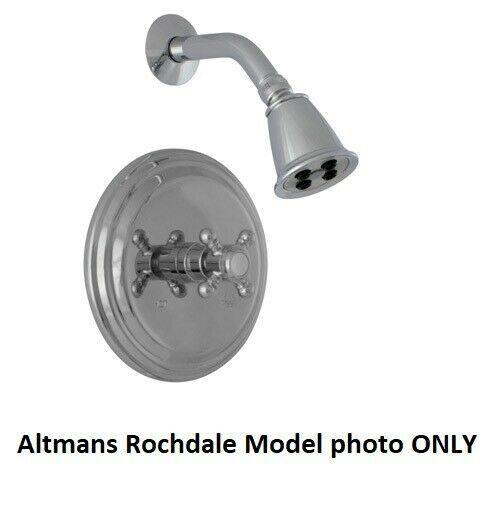 Discount clearance closeout open box and discontinued Altmans Faucets , Shower , Plumbing Fixtures and Parts | ALTMANS Rochdale Collection ROT42H1XSN Shower Trim Only W/ Handle - Satin Nickel