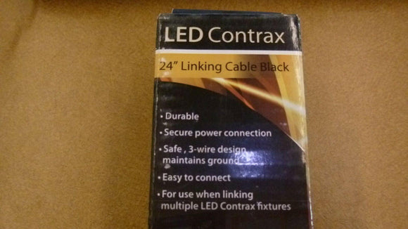 Discount clearance closeout open box and discontinued American Lighting Electrical Parts | American Lighting Luc Series Black 24 in Linking Cable - LUC-EX24-BK