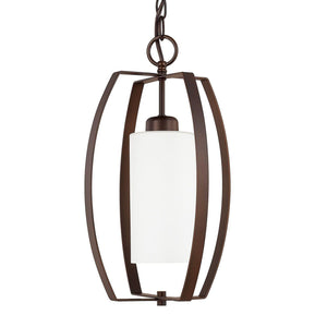 Discount clearance closeout open box and discontinued Capital Lighting Lighting Fixtures | Capital Lighting 1 One Light Foyer Mini Pendant 515911-342 - Bronze