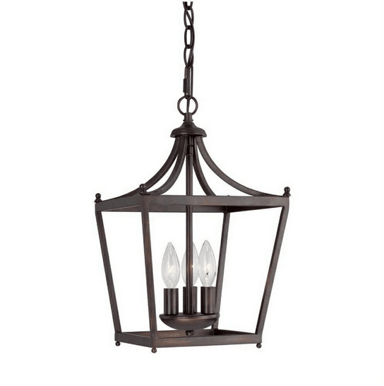 Discount clearance closeout open box and discontinued Capital Lighting Ceiling Light Fixtures | Capital Lighting 3-Light Foyer 4036BB Stanton 10.25