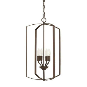 Discount clearance closeout open box and discontinued Capital Lighting Lighting Fixtures | Capital Lighting 515841BZ HomePlace 4 Light 24" Foyer, Bronze