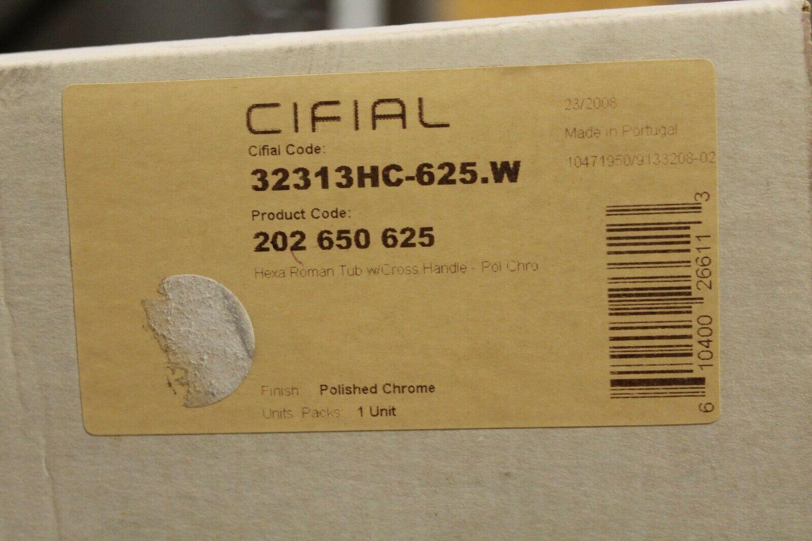 Discount clearance closeout open box and discontinued Cifial Faucets , Shower , Plumbing Fixtures and Parts | CIFIAL 202.650.625 3pc Hi-Arch Roman Tub Filler Trim, Polished Chrome