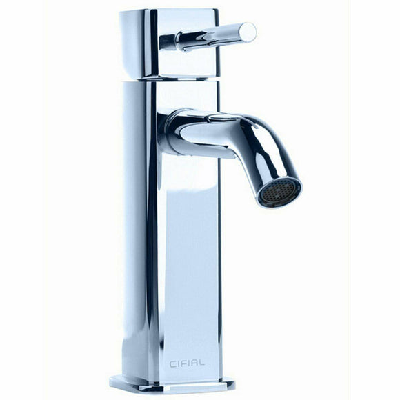 Discount clearance closeout open box and discontinued CIFIAL Faucets , Shower , Plumbing Fixtures and Parts | Cifial 224.100.625 Quadra 25 Single Handle Low Profile Lavatory Faucet Polished