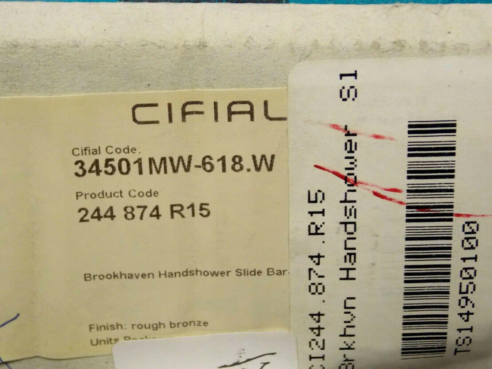 Discount clearance closeout open box and discontinued Cifial Faucets , Shower , Plumbing Fixtures and Parts | Cifial 244.874.R15 Brookhaven Roman Handshower Slide Bar,