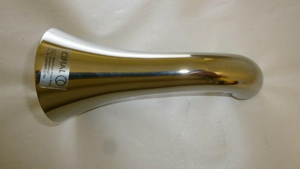 Discount clearance closeout open box and discontinued Cifial Faucets , Shower , Plumbing Fixtures and Parts | Cifial 244.875.721 Polished Nickel Brookhaven Wall Mount Tub Spout