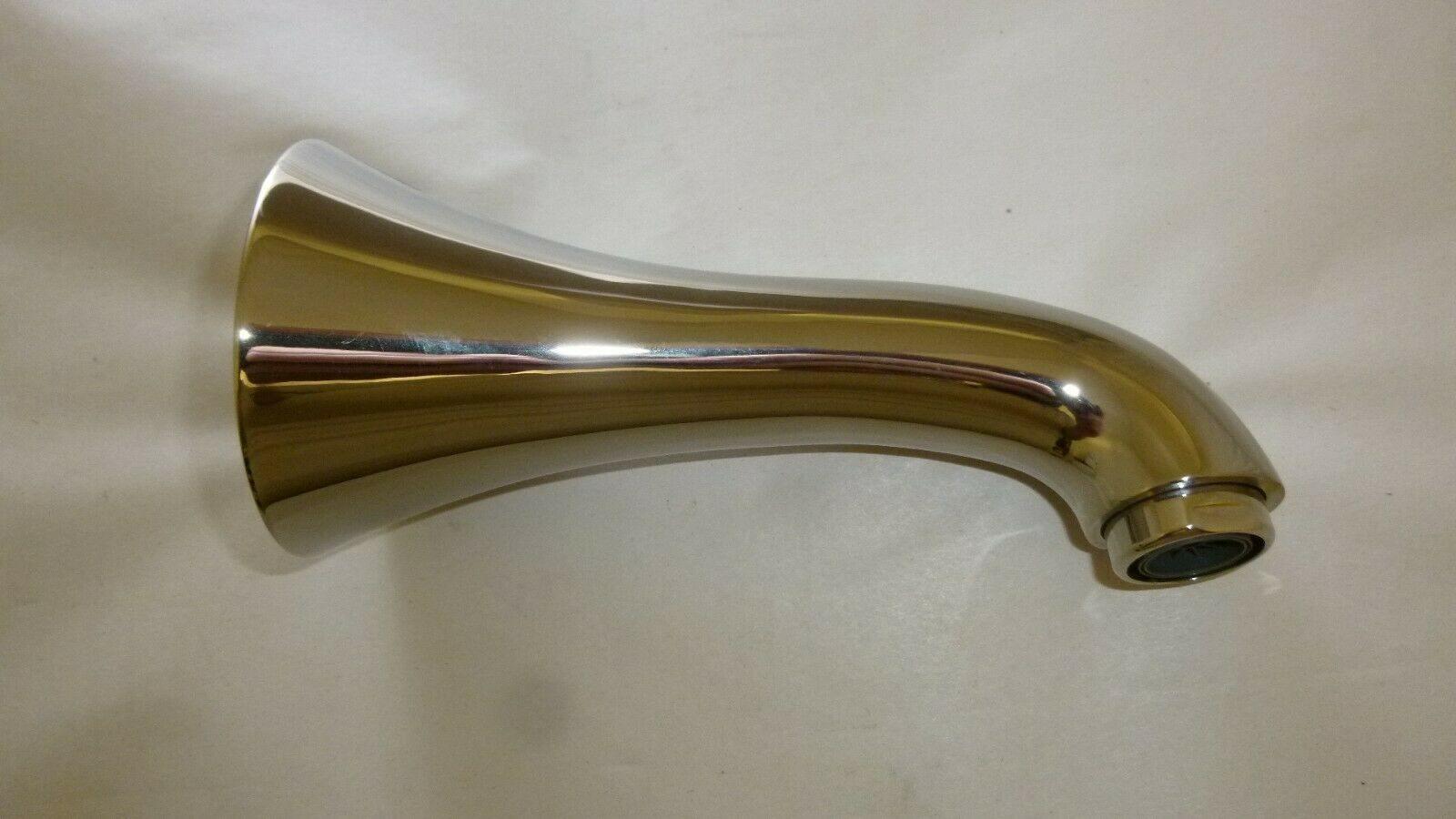 Discount clearance closeout open box and discontinued Cifial Faucets , Shower , Plumbing Fixtures and Parts | Cifial 244.875.721 Polished Nickel Brookhaven Wall Mount Tub Spout