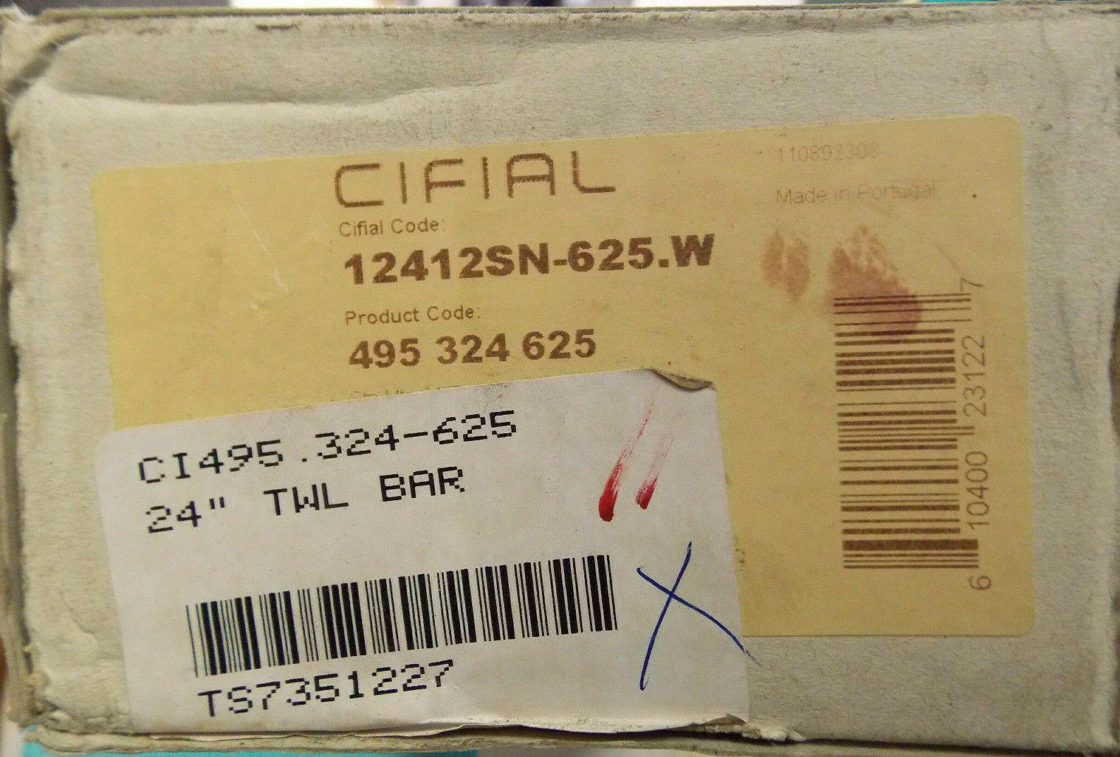 Discount clearance closeout open box and discontinued Cifial Faucets , Shower , Plumbing Fixtures and Parts | Cifial 495.324.625 Stone Mountain 24-Inch Towel Bar, Polished Chrome