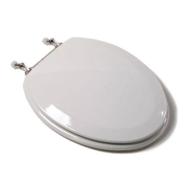 Comfort Bemis Toilet Seat With Decorative Metal Hinges