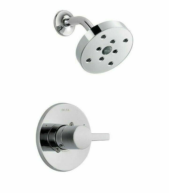 Discount clearance closeout open box and discontinued Delta Faucets , Shower , Plumbing Fixtures and Parts | Delta T14261 Compel Monitor 14 Series H2Okinetic Shower Trim , Chrome