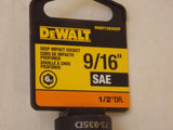 Discount clearance closeout open box and discontinued DEWALT Socket Drivers | Dewalt Deep Impact Socket DWMT73935OSP 1/2 Drive X 9/16" 6PT
