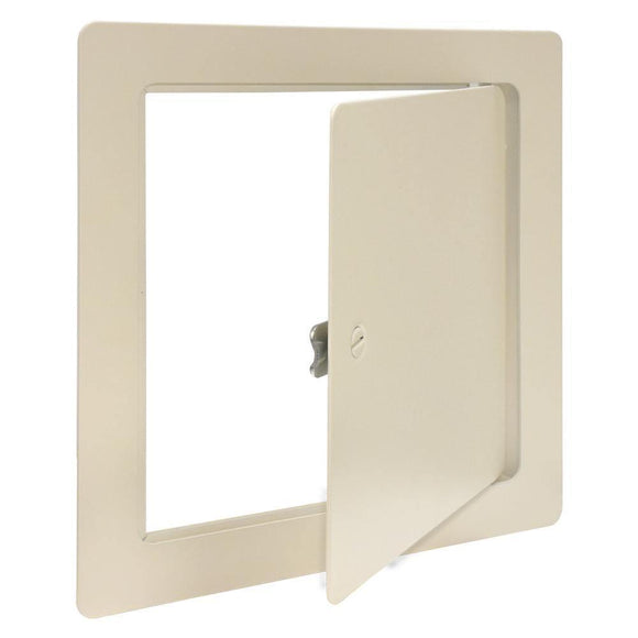 Discount clearance closeout open box and discontinued Eastman Access Fitting | Eastman 6 in. H x 6 in. W Steel White Access Panel with Frame