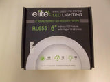 Discount clearance closeout open box and discontinued Elite Ceiling Light Fixtures | Elite Lighting RL655 6" Round Indirect LED Light Fixture with Higher Brightness