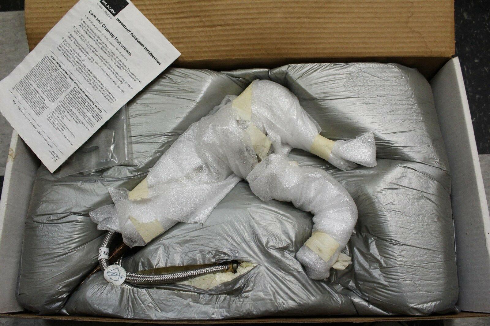 Discount clearance closeout open box and discontinued Elkay Faucets , Shower , Plumbing Fixtures and Parts | Elkay LK71010EB Oldare Brushed Bronze Bar Faucet