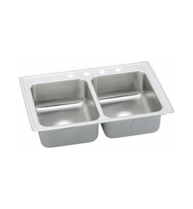 Discount clearance closeout open box and discontinued Elkay Faucets , Shower , Plumbing Fixtures and Parts | Elkay LRQ33193 Gourmet Kitchen Sink Stainless Steel