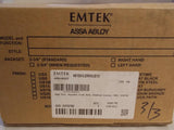 Discount clearance closeout open box and discontinued Emtek | EMTEK 4815HLORHUS19 Single Cylinder Apollo Handleset Helios RH Lever, Flat Black