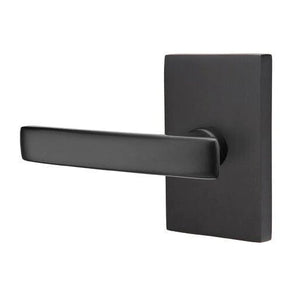 Discount clearance closeout open box and discontinued Emtek | Emtek 5052GVUS19 Double Dummy Geneva Door Left Handed Lever , Flat Black