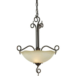 Discount clearance closeout open box and discontinued Forte Lighting Lighting Fixtures | Forte Lighting 2463-02-32 - 16Wx22.5H 2 Light Bowl Pendant, Antique Bronze