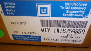 Discount clearance closeout open box and discontinued GENERAL MOTORS Auto Parts | GENERAL MOTORS 16759859 - MODULE