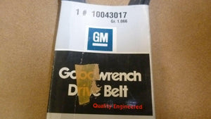Discount clearance closeout open box and discontinued GM Auto Parts | Genuine GM 10043017 Drive Belt 6 RIB-2060mm New