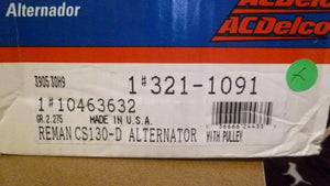 Discount clearance closeout open box and discontinued GM Auto Parts | GM Genuine OEM 10463632 Alternator 321-1091 10463406