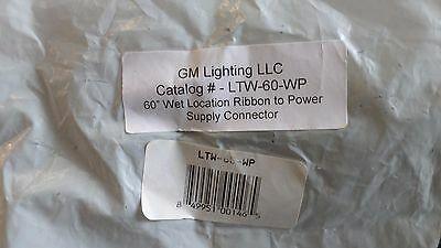 Discount clearance closeout open box and discontinued GM LIGHTING Auto Parts | Gm Lighting Ltw-60-wp 60'' Wetsupply Connector
