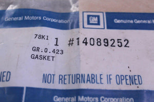 Discount clearance closeout open box and discontinued GM Auto Parts | GM OEM-Valve Cover Gasket 14089252