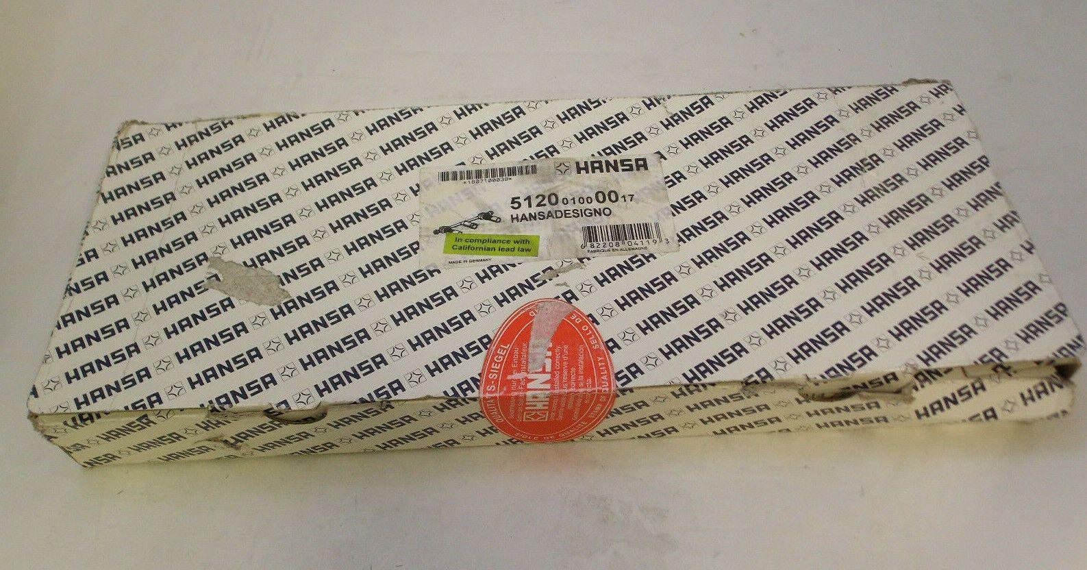 Discount clearance closeout open box and discontinued Hansa Faucets , Shower , Plumbing Fixtures and Parts | HANSA 5120 0100 0017 HANSA DESIGNO Wide spread wall mount rough-in valve set