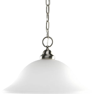 Discount clearance closeout open box and discontinued Home Style Lighting Fixtures | HomeStyle HS41009-09 One Light Pendant in Brushed Nickel