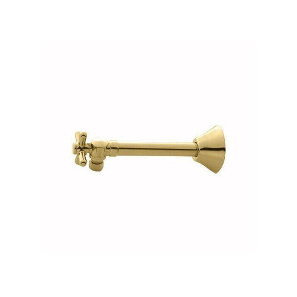 Discount clearance closeout open box and discontinued JACLO Faucets , Shower , Plumbing Fixtures and Parts | Jaclo 629-PB 1/2 inch SWT x 3/8 inch OD Angle Extension Stop, Polished Brass