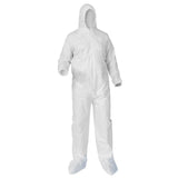 Discount clearance closeout open box and discontinued Kimberly-Clark Business & Industrial | Kimberly-Clark KleenGuard A35 White Medium Size Coveralls 38948-03 (Case of 25)