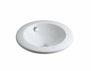 Discount clearance closeout open box and discontinued Kohler Faucets , Shower , Plumbing Fixtures and Parts | KOHLER K-2532-0 Ronde Vessels Bathroom Sink, White