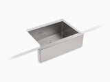 Discount clearance closeout open box and discontinued Kohler Faucets , Shower , Plumbing Fixtures and Parts | Kohler K-5417-NA Strive 29-1/2x21-1/4x9-5/16 Farmhouse Kitchen Sink , Stainless